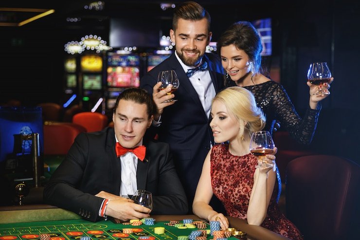 Live casino lobby with Blackjack and Roulette tables on mobile